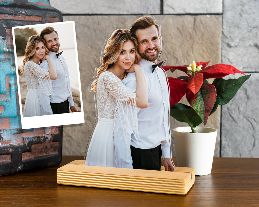 Kişiye Özel Fotoğraflı 2D Özel Kesimli biblo Fotoğraf Baskılı Şeffaf Biblo - Dekupe Fotoğraf Baskılı Kişiye Özel Kesimli Dekoratif Anlamlı Biblo