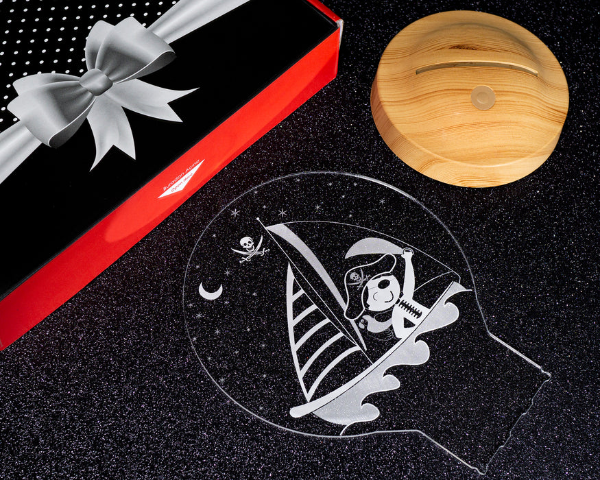 Korsan Temalı Erkek Çocuk Odası Hediyesi Led Lamba