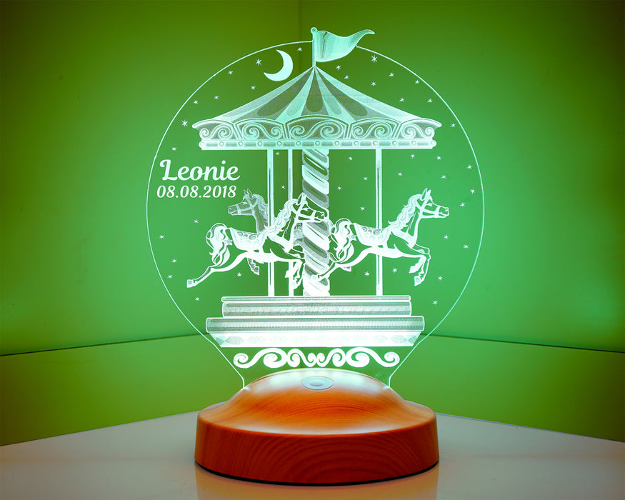 Yeni Yıl Hediyesi Kişiye Özel Atlı Karınca Led Lamba