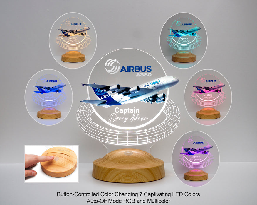 Airbus A380 LED Lamba – Pilotlara ve Uçak Tutkunlarına Özel Hediye