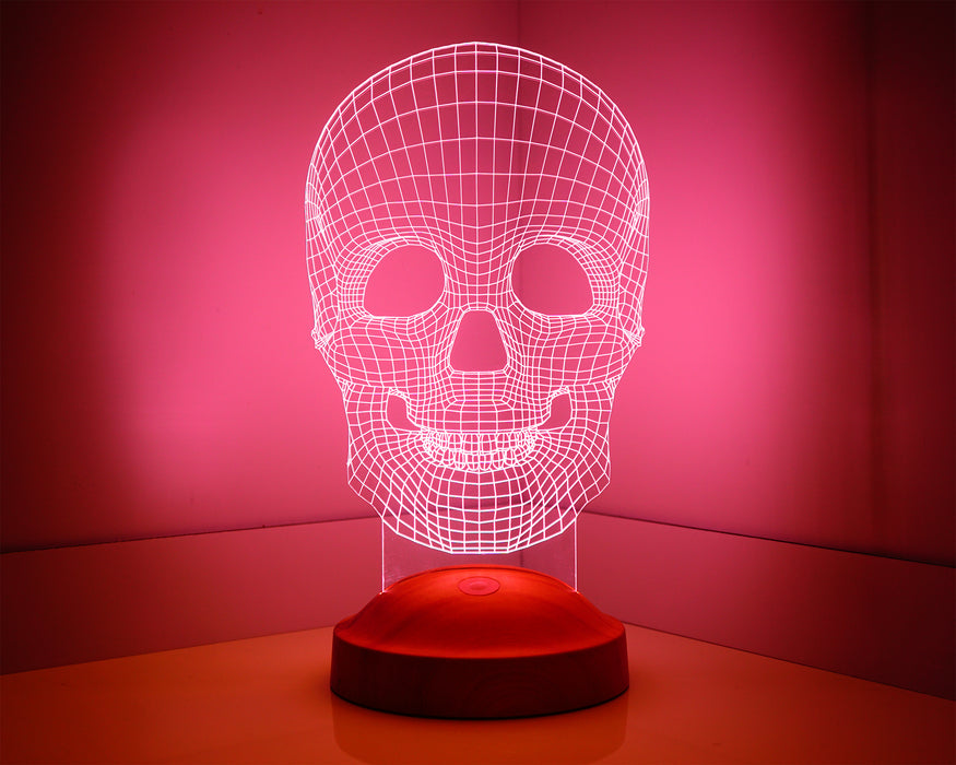 3 Boyutlu Kuru Kafa Led Lamba