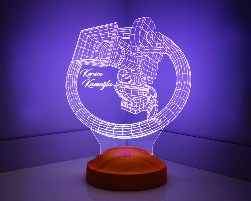 Kameraman veya Kamera Operatörü için Hediye, Sinema Kamera Led Lamba