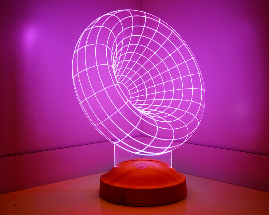 Gravity, Solucan Deliği 3D Led Lamba, Boom Led 3 Boyutlu Lamba