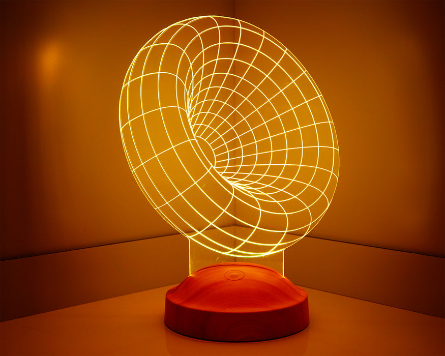 Gravity, Solucan Deliği 3D Led Lamba, Boom Led 3 Boyutlu Lamba