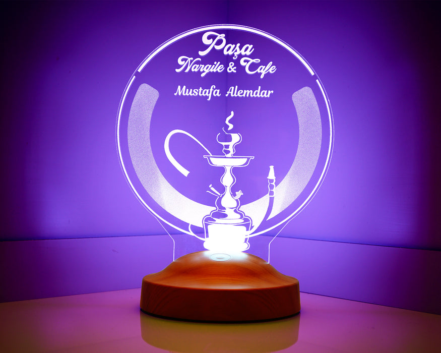 Kişiye Özel Nargile Led Lamba