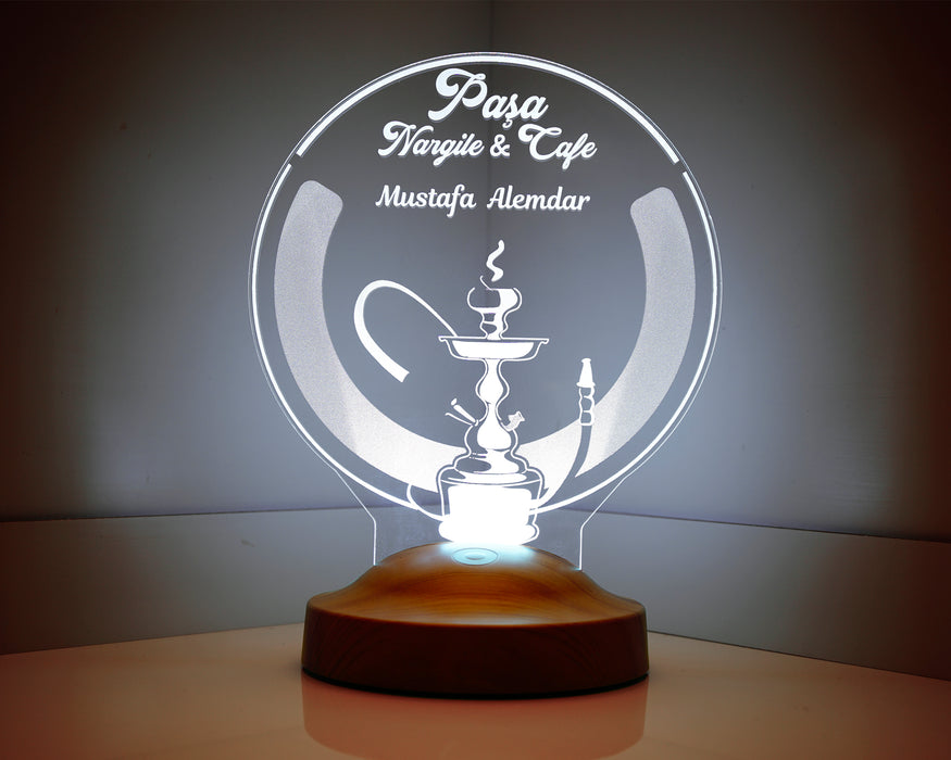 Kişiye Özel Nargile Led Lamba