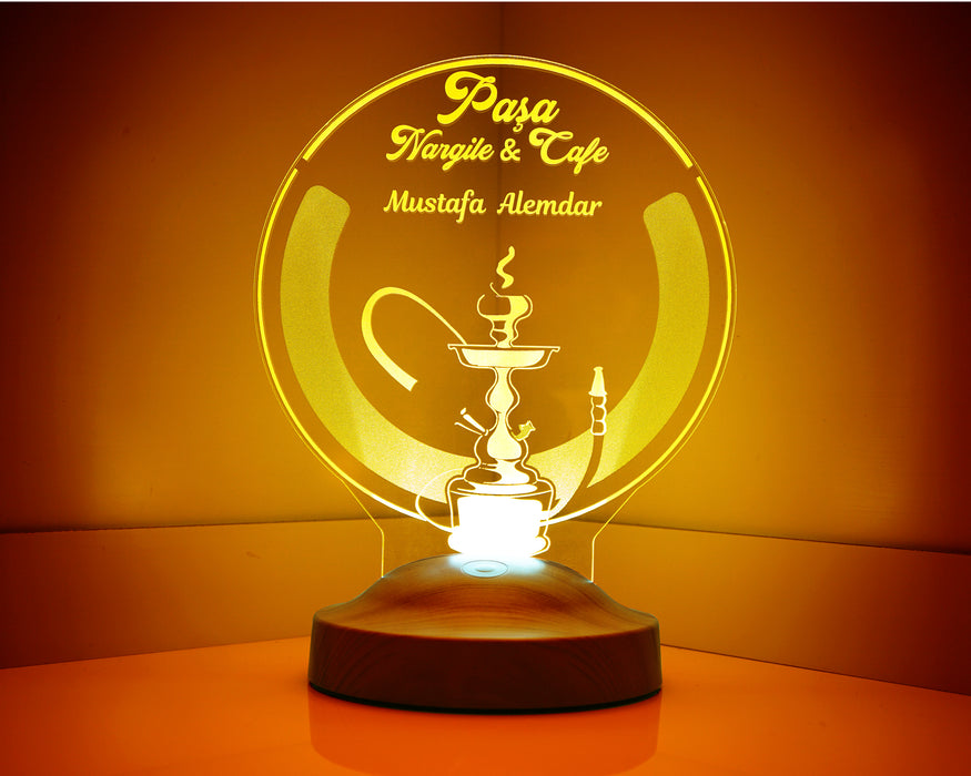 Kişiye Özel Nargile Led Lamba