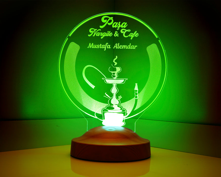 Kişiye Özel Nargile Led Lamba