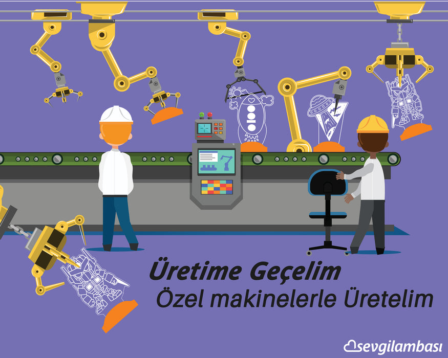 Özel Tasarım Talepli, Özel Yapım 3D Led Lamba