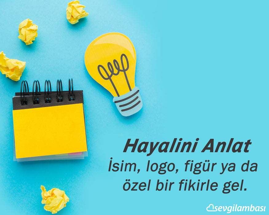 Özel Tasarım Talepli, Özel Yapım 3D Led Lamba