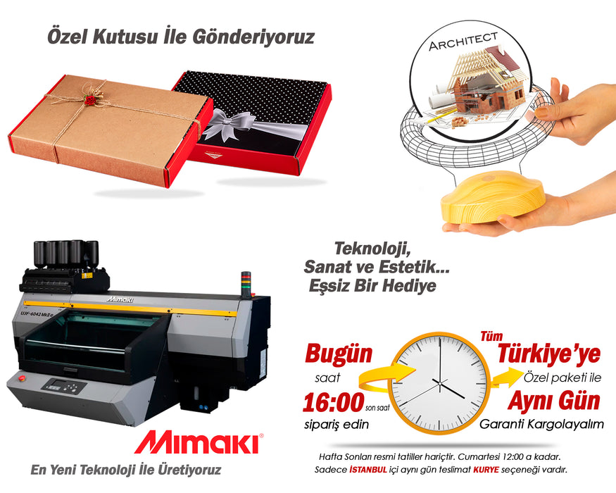 Müteahhide Hediye, Müteahhit Hediye Led Masa Lambası, Müteahhit Makamına İsimli Ofis Hediyesi