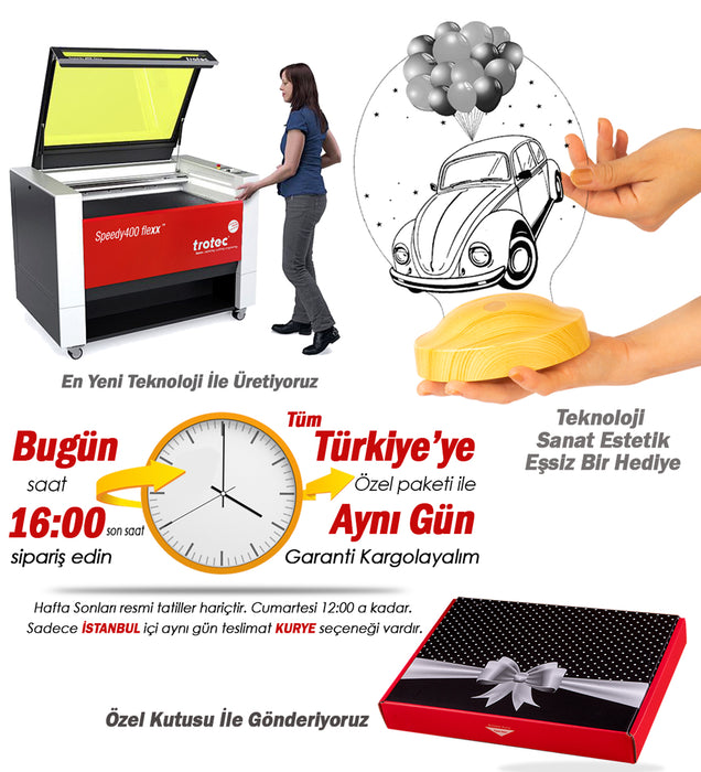 Babalar Günü Hediyesi, Babaya Hediye, Vosvos Led Lamba, Kayınpedere Hediye Gece Lambası