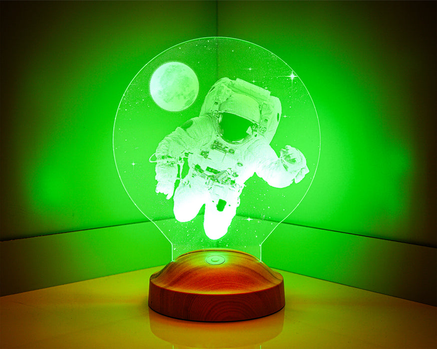 3 Boyutlu Astronot Led Lamba