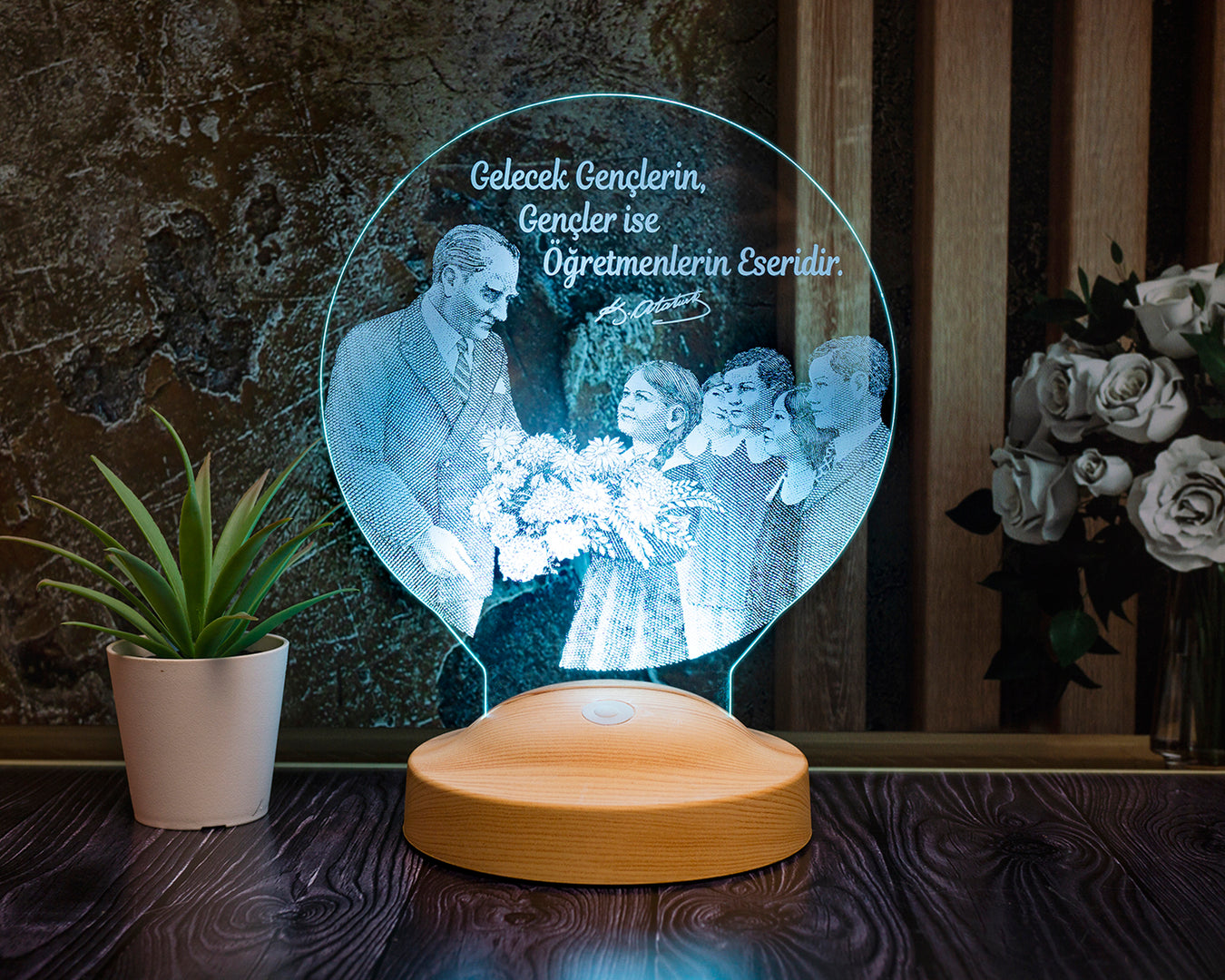 Atatürk Temalı Lamba
