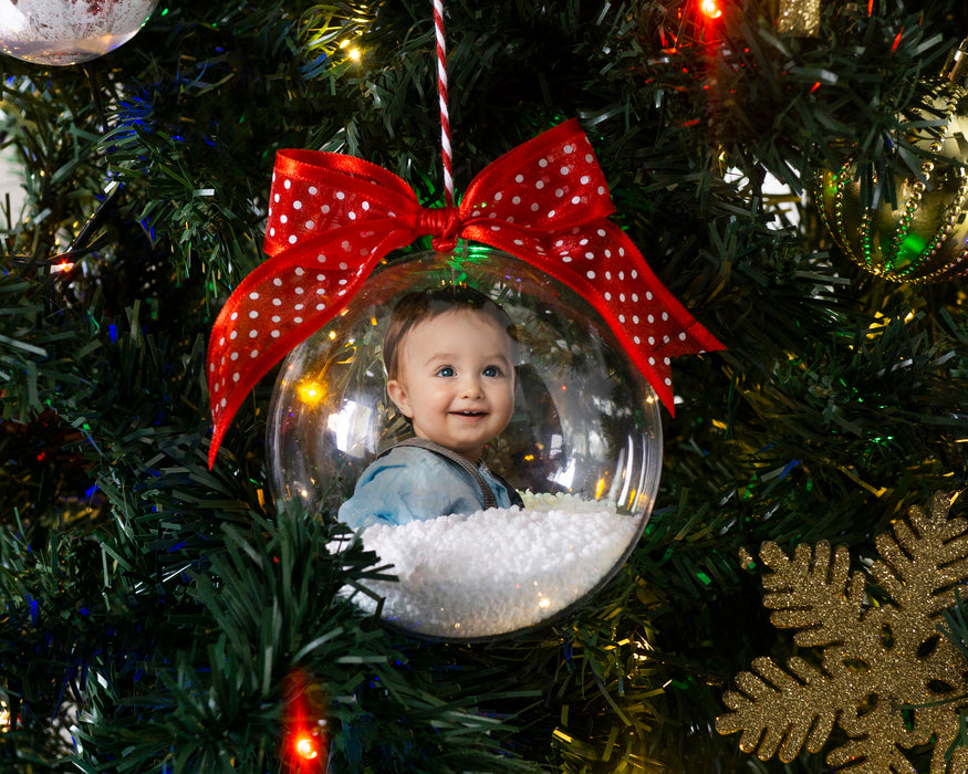 Fotoğraflı Yılbaşı Süsleri, Bebek Fotoğraflı Yeni Yıl Hediyesi, Fotoğraflı Yılbaşı Ağacı Dekorasyonu, Çocuklara Yılbaşı Hediyeleri
