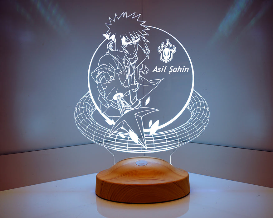Naruto Namikaze Minato Anime Çocuk Hediyesi 3D Led Lamba