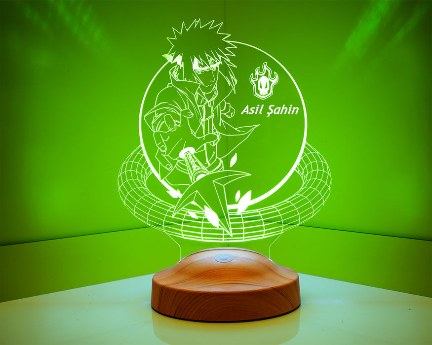 Naruto Namikaze Minato Anime Çocuk Hediyesi 3D Led Lamba