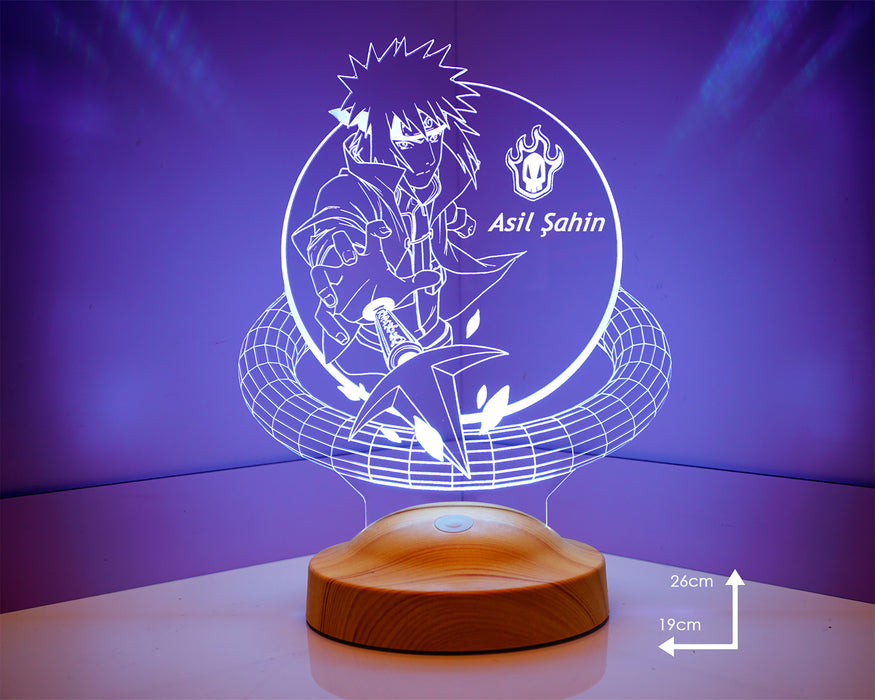 Naruto Namikaze Minato Anime Çocuk Hediyesi 3D Led Lamba