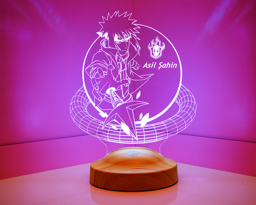 Naruto Namikaze Minato Anime Çocuk Hediyesi 3D Led Lamba