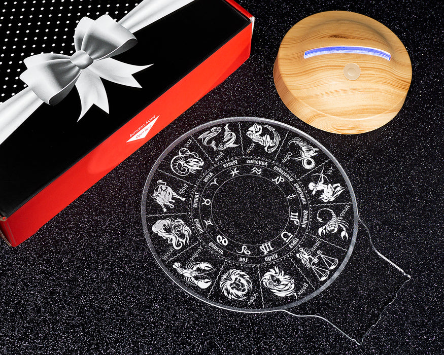 Burç Hediyelik Kişiye Özel Astrolojik Led Lamba / Burçlar Özel Burç Temalı Hediyelik Lambalar