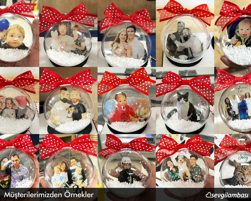 Fotoğraflı Yılbaşı Süsleri, Bebek Fotoğraflı Yeni Yıl Hediyesi, Fotoğraflı Yılbaşı Ağacı Dekorasyonu, Çocuklara Yılbaşı Hediyeleri