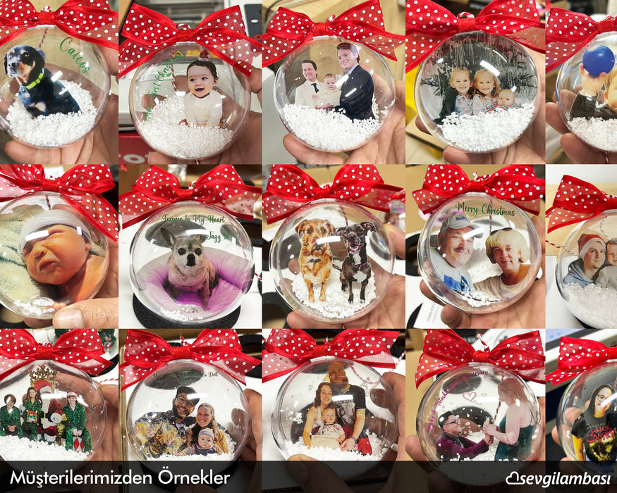 Fotoğraflı Yılbaşı Süsleri, Bebek Fotoğraflı Yeni Yıl Hediyesi, Fotoğraflı Yılbaşı Ağacı Dekorasyonu, Çocuklara Yılbaşı Hediyeleri