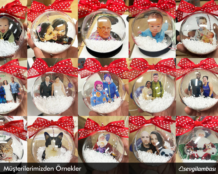 Fotoğraflı Yılbaşı Süsleri, Bebek Fotoğraflı Yeni Yıl Hediyesi, Fotoğraflı Yılbaşı Ağacı Dekorasyonu, Çocuklara Yılbaşı Hediyeleri