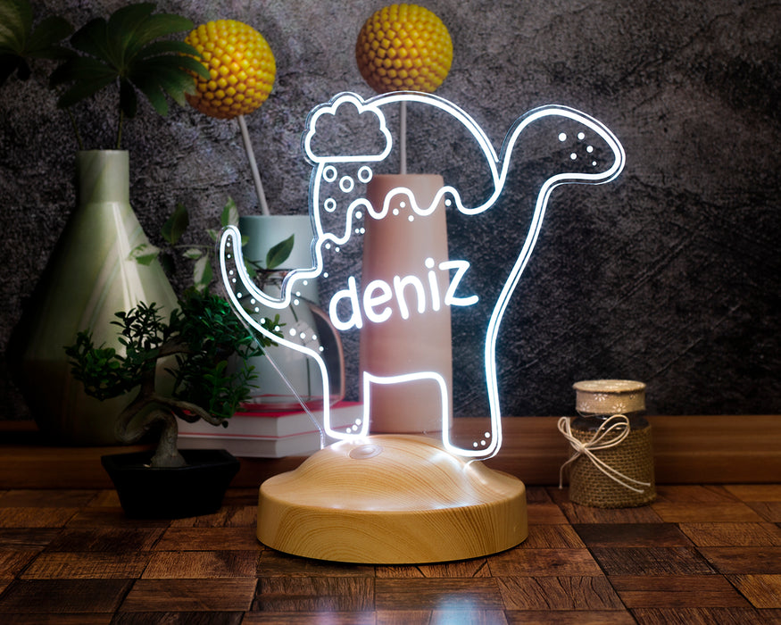 Sevimli Dinozor Gece Lambası – Çocuklara Özel Hediye