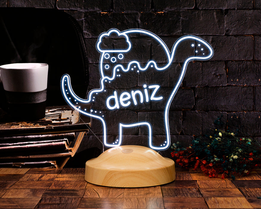 Sevimli Dinozor Gece Lambası – Çocuklara Özel Hediye
