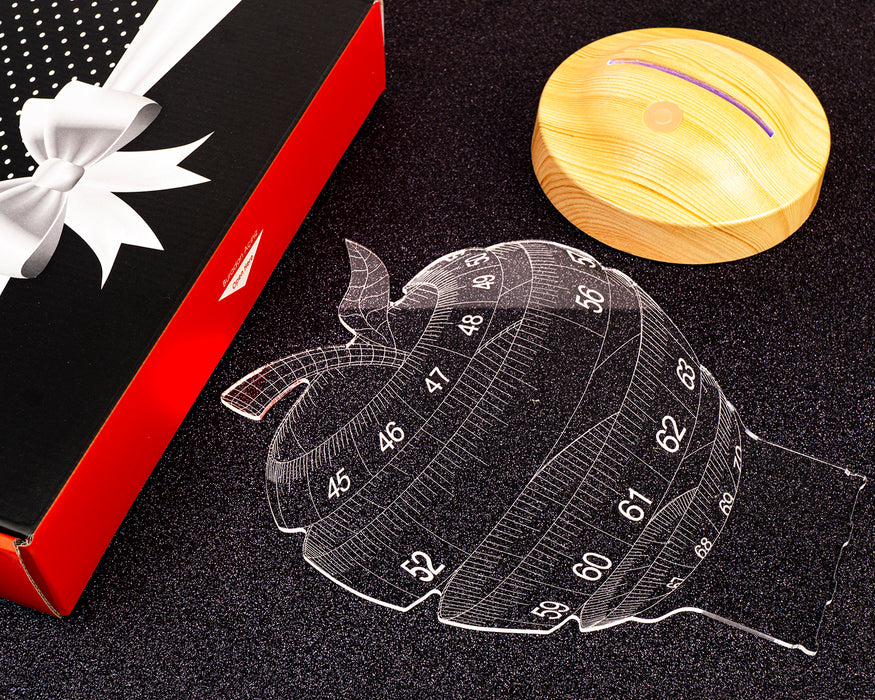 Diyetisyenler Günü Hediyesi Kişiye Özel Diyetisyen Doktor Hediyesi  3D 3 Boyutlu Led Lamba