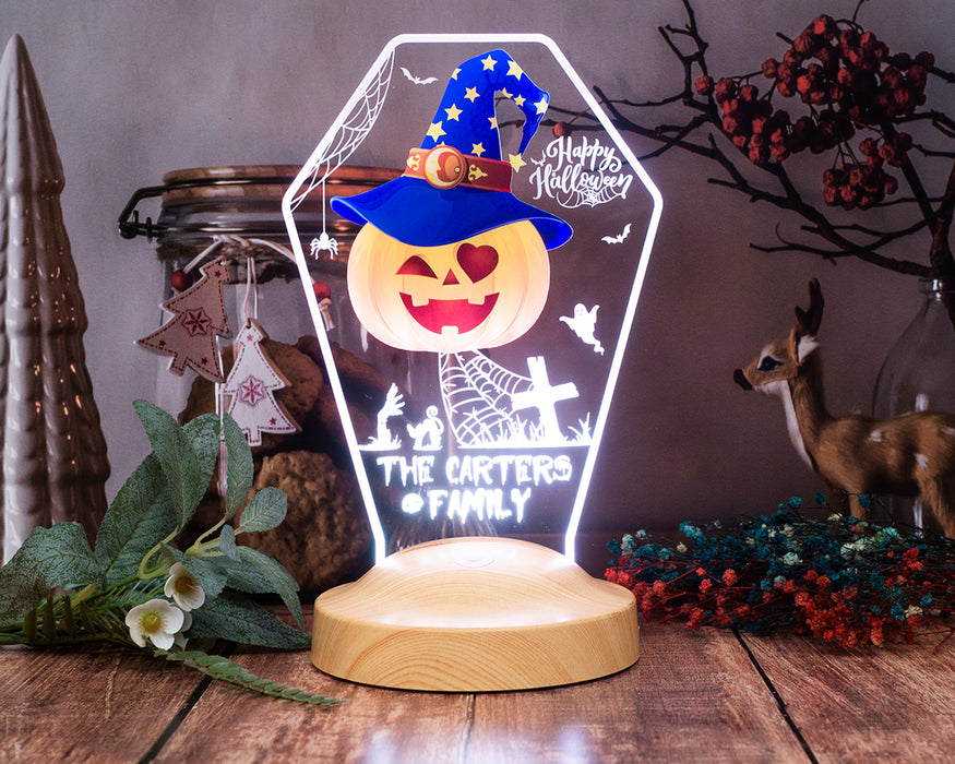 Halloween Balkabağı LED Lamba – Cadılar Bayramı Temalı Dekoratif Hediye