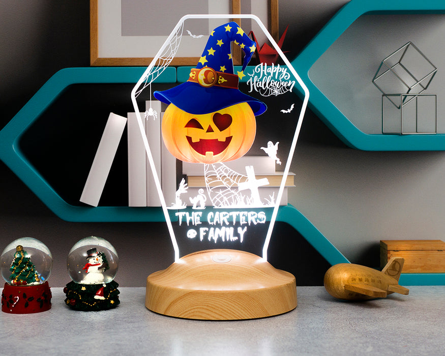 Halloween Balkabağı LED Lamba – Cadılar Bayramı Temalı Dekoratif Hediye