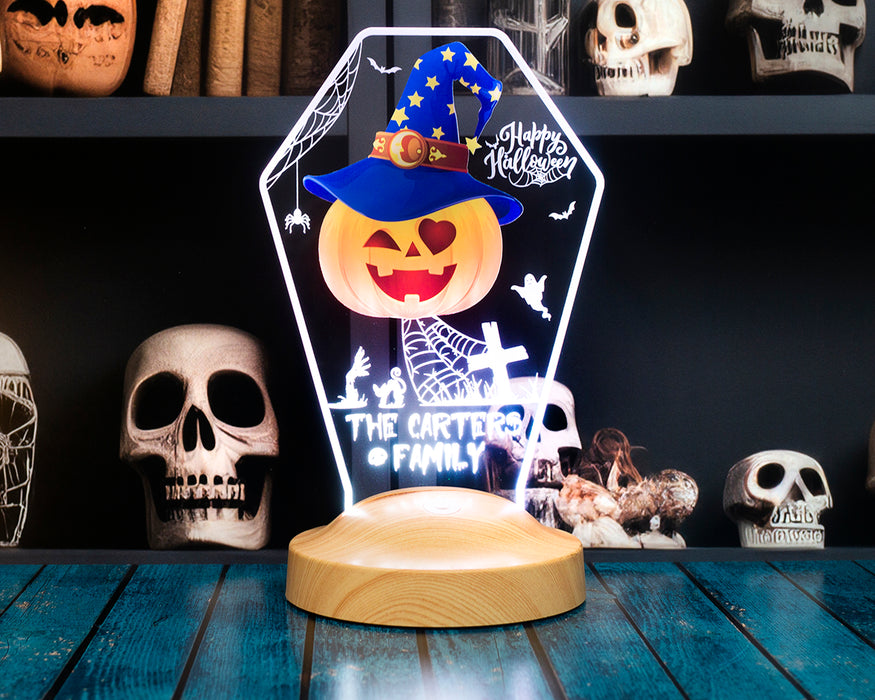 Halloween Balkabağı LED Lamba – Cadılar Bayramı Temalı Dekoratif Hediye