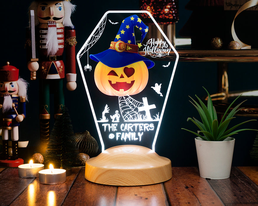 Halloween Balkabağı LED Lamba – Cadılar Bayramı Temalı Dekoratif Hediye