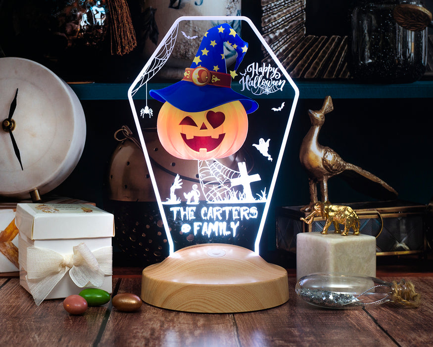 Halloween Balkabağı LED Lamba – Cadılar Bayramı Temalı Dekoratif Hediye