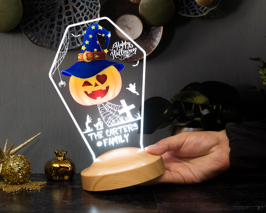 Halloween Balkabağı LED Lamba – Cadılar Bayramı Temalı Dekoratif Hediye