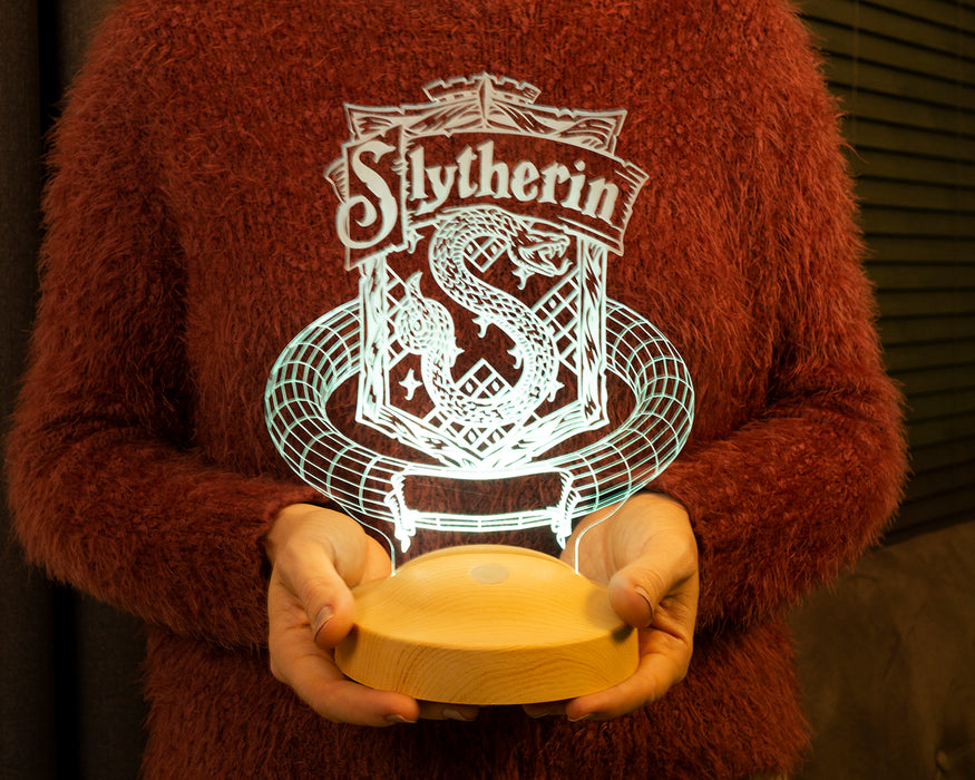 Kişiye Özel Harry Potter Hogwarts Slytherin Hediyesi, Harry Potter Slytherin, Hogwarts Hediyesi 3D Led Lamba