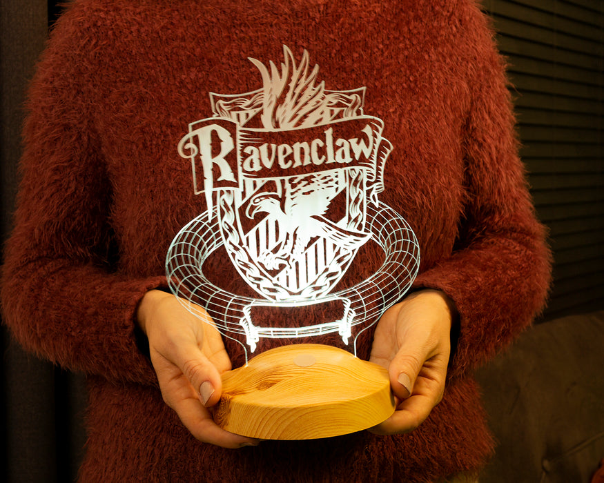 Kişiye Özel Harry Potter Hogwarts Ravenclaw Hediyesi, Harry Potter Ravenclaw, Hogwarts Hediyesi 3D Led Lamba