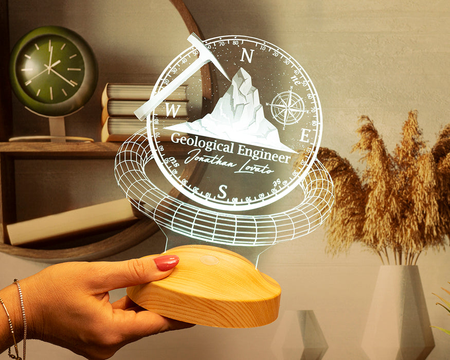 Jeoloji Mühendisi ve Madenciye Özel Hediye – Kişiye Özel Jeolog Hediyesi