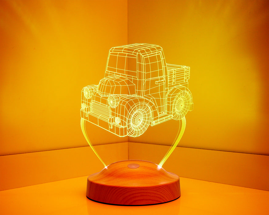 Kişiye Özel Çocuk Odası Aydınlatması Kamyon Led Lamba