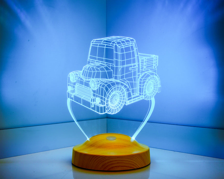 Kişiye Özel Çocuk Odası Aydınlatması Kamyon Led Lamba