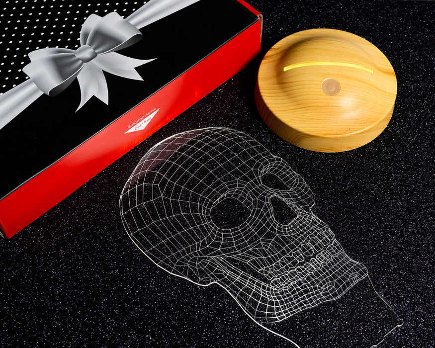 Kuru Kafa Dijital Artwork Gece Lambası, 3 Boyutlu Led Lamba