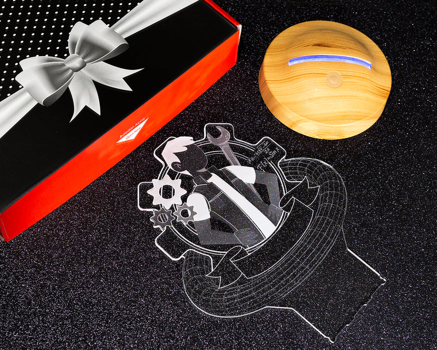 Mühendisler Günü Hediyesi, Makine Mühendisi Hediyesi Kişiye Özel Hediye Led Lamba