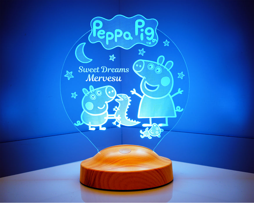 Çocuk Bebek Hediyesi Peppa Pig Led Lamba