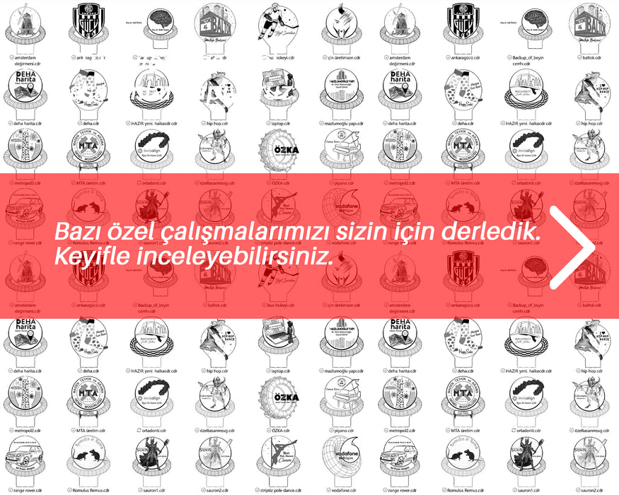 Özel Tasarım Talepli, Özel Yapım 3D Led Lamba