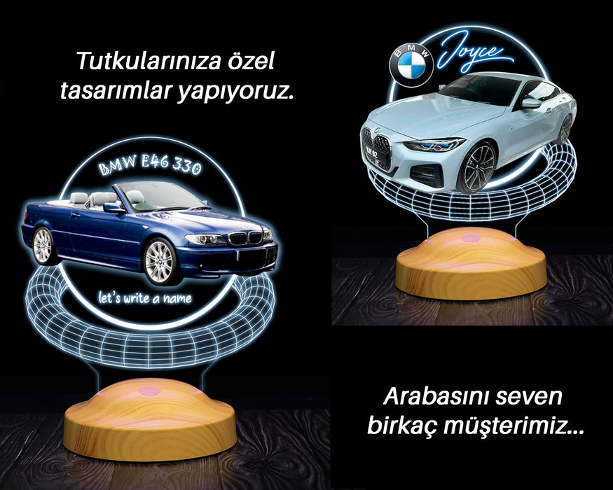 Özel Tasarım Talepli, Özel Yapım 3D Led Lamba