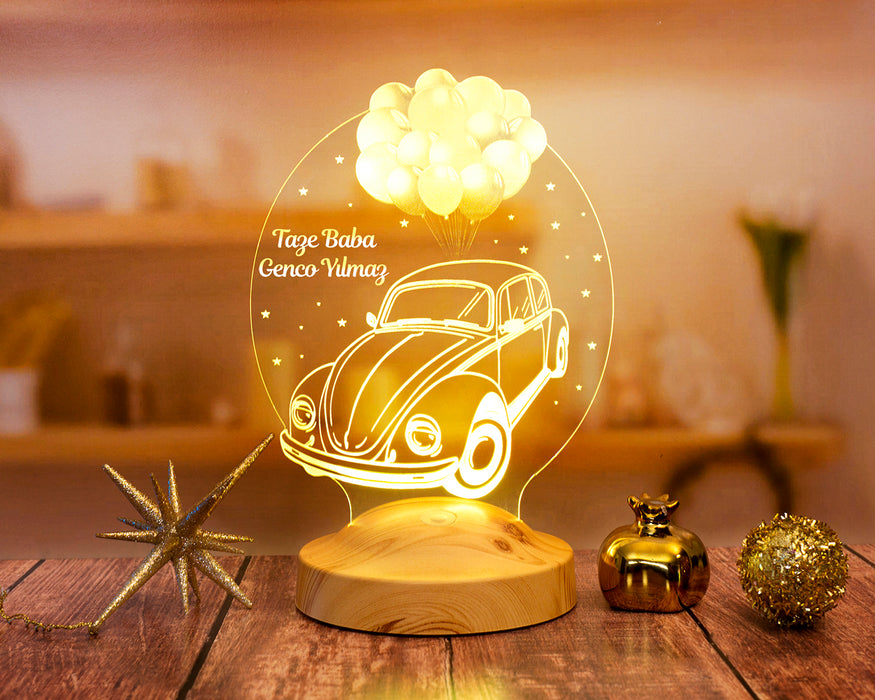 Babalar Günü Hediyesi, Babaya Hediye, Vosvos Led Lamba, Kayınpedere Hediye Gece Lambası