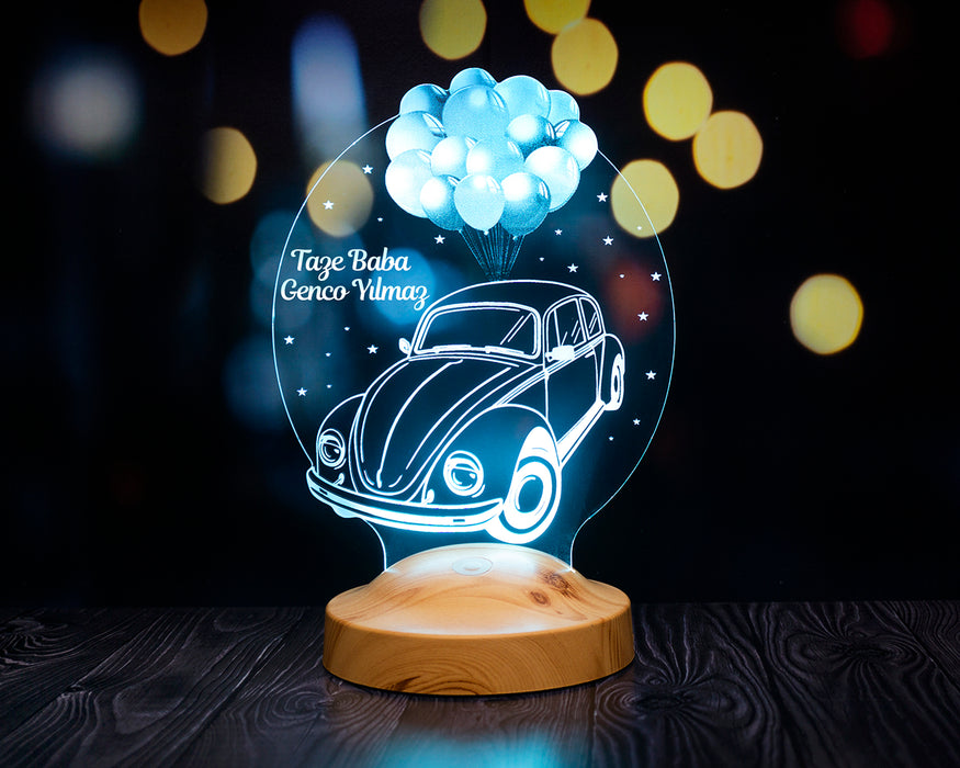 Babalar Günü Hediyesi, Babaya Hediye, Vosvos Led Lamba, Kayınpedere Hediye Gece Lambası