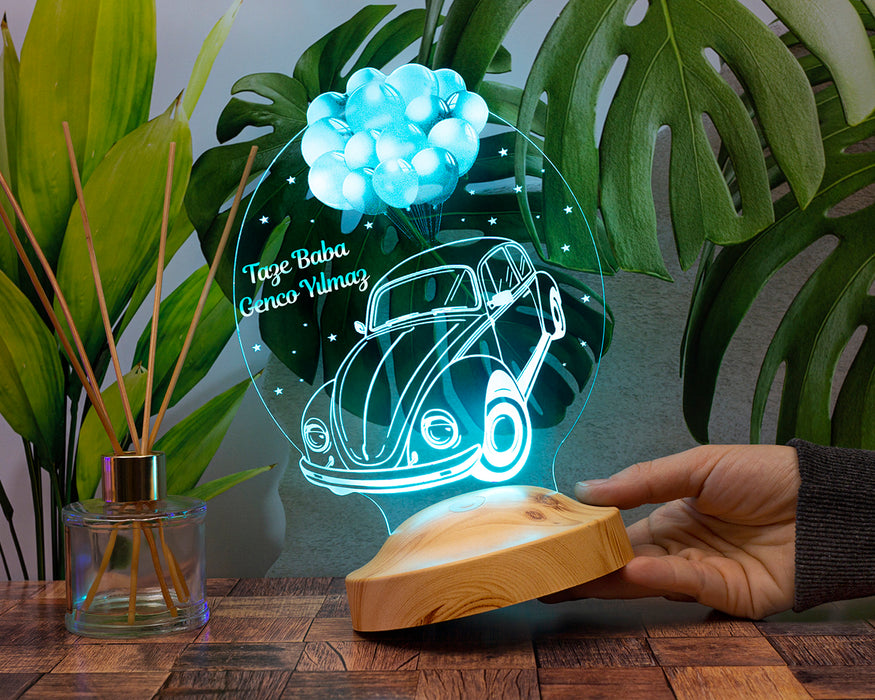 Babalar Günü Hediyesi, Babaya Hediye, Vosvos Led Lamba, Kayınpedere Hediye Gece Lambası