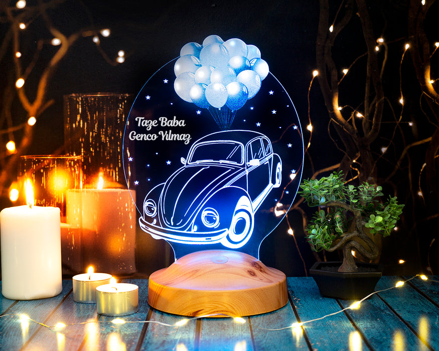 Babalar Günü Hediyesi, Babaya Hediye, Vosvos Led Lamba, Kayınpedere Hediye Gece Lambası